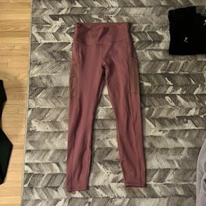 Dusty pink Fabletics leggings